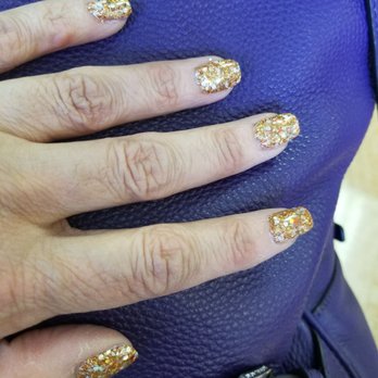The Nail Bar - SNS nails.... Love this gold sparkling powder! - Nail Salons Near Me - Maitland, Florida The Nail Bar - SNS nails.... Love this gold sparkling powder! - Nail Salons Near Me - Maitland, Florida