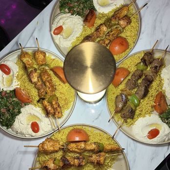 Lava Lounge and Grill - Lamb & chicken plate - Hookah Bars Near Me - Daly City, California Lava Lounge and Grill - Lamb & chicken plate - Hookah Bars Near Me - Daly City, California