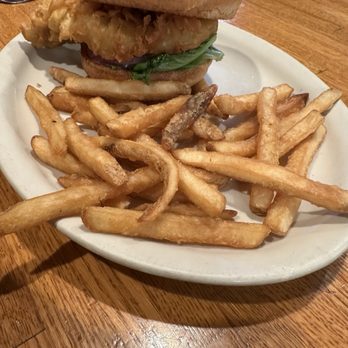 Machine Shed Restaurant - The Breaded Pork Tenderloin is a thick cut of meat. - American Near Me - Davenport, Iowa Machine Shed Restaurant - The Breaded Pork Tenderloin is a thick cut of meat. - American Near Me - Davenport, Iowa