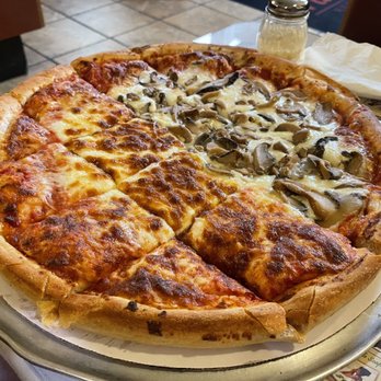 Paradise Pizza & Crazy Pancake - Half mushroom - Pizza Near Me - New Britain, Connecticut