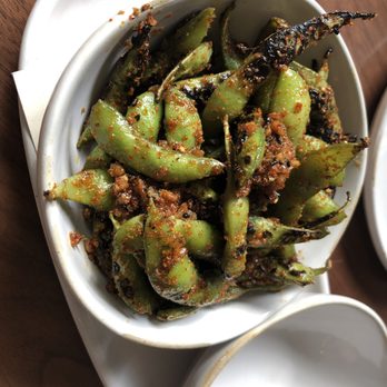 Anthem - Charred Edamame - spicy - American Near Me - Austin, Texas Anthem - Charred Edamame - spicy - American Near Me - Austin, Texas