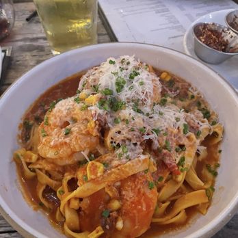 2145 Eats - Fettuccine with prawns - Pizza Near Me - Costa Mesa, California 2145 Eats - Fettuccine with prawns - Pizza Near Me - Costa Mesa, California