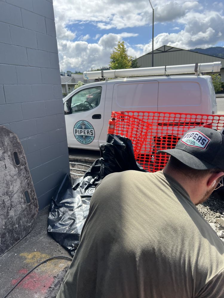 Slide of Pipers Drain Repair