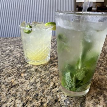 Havana Mania - Jalapeño Margarita (left) and 1872 Mojito (right) - Cuban Near Me - Redondo Beach, California Havana Mania - Jalapeño Margarita (left) and 1872 Mojito (right) - Cuban Near Me - Redondo Beach, California