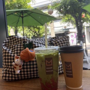 Midori Matcha Cafe - Strawberry Matcha Latte & Matcha-Hot Chocolate - Coffee & Tea Near Me - Los Angeles, California