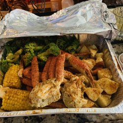 Carli's Lounge - Seafood platter, this was so good the crab legs were so sweet and the staff was on point! A shout out to Passion