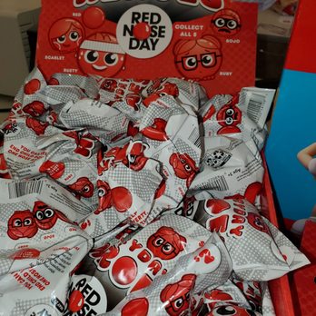Walgreens - a display of red nose day candy - Drugstores Near Me - Albuquerque, New Mexico