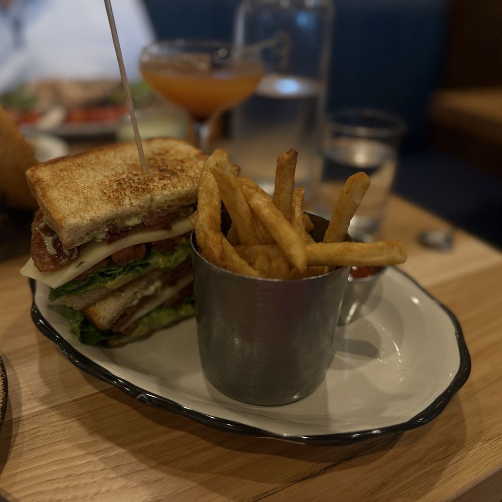 BLTA and fries