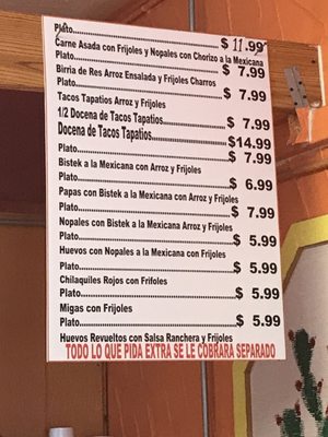 Menu photo 1 Las Fuentes Taqueria Fort Worth, TX Menu photo 1 Las Fuentes Taqueria Fort Worth, TX