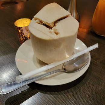 Coconut Bay - Coconut water (costs $8) - Thai Near Me - Burlingame, California