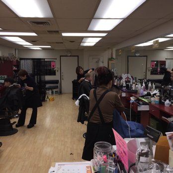 Barber and Beauty - Ladies hard at work. - Barbers Near Me - Gaithersburg, Maryland