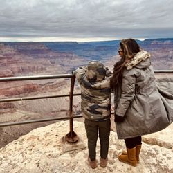 Maswik Lodge - Great shot of my beautiful wife and son!