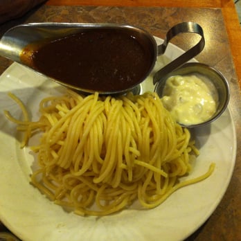 Café Gloucester - Side of pasta and sauce to go with main meal - Hong Kong Style Cafe Near Me - Vancouver, British Columbia Café Gloucester - Side of pasta and sauce to go with main meal - Hong Kong Style Cafe Near Me - Vancouver, British Columbia