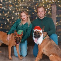 JC Penny Portrait Studio - Family Merry Christmas!