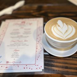 Riverside Cafe - Valentine's Day Specials 16oz Honey Latte