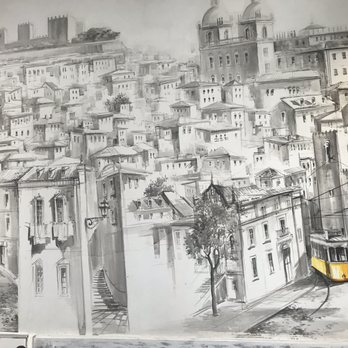 Restaurante Conqvistador  - Beautiful wall art - Portuguese Near Me - Lisbon, 11