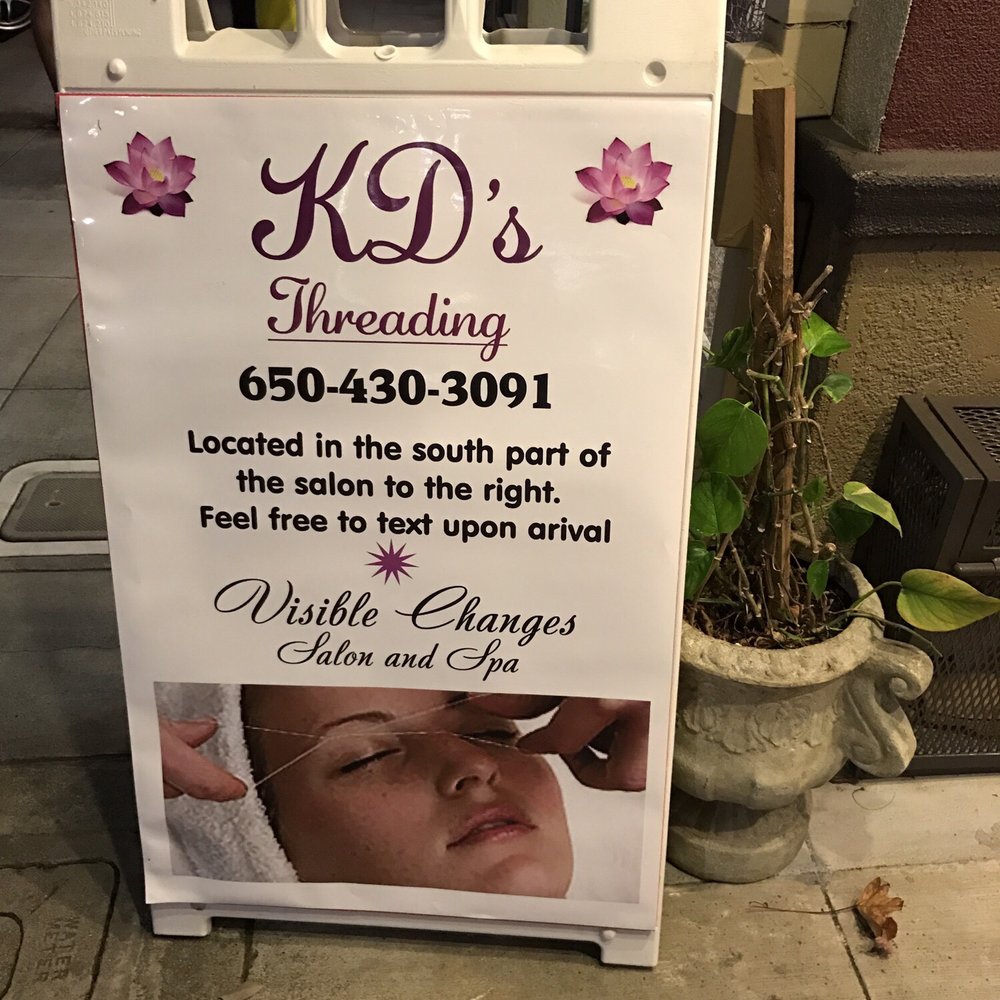 KD Threading - New sign at the salon!! so happy for KD. Never wax again!!! - Threading Services Near Me - San Carlos, California KD Threading - New sign at the salon!! so happy for KD. Never wax again!!! - Threading Services Near Me - San Carlos, California