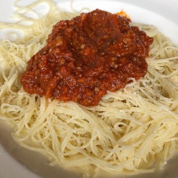 Buon Appetito Ristorante - Angel hair with bolognese - Italian Near Me - Spring Grove, Pennsylvania Buon Appetito Ristorante - Angel hair with bolognese - Italian Near Me - Spring Grove, Pennsylvania