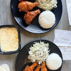 Oh! My Chicken - Yang-Nyum Mixed Combo and Cheese corn.