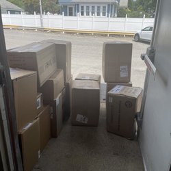 United Parcel Service - Packages delivery driver ONCE AGAIN LEFT FOR US TO CARRY