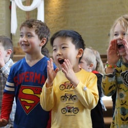 Little Blessings Preschool & Kindergarten - We love to sing during Children's Chapel!