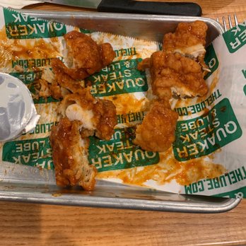 Quaker Steak & Lube - Dry Louisiana Lickers boneless wings - Chicken Wings Near Me - Raphine, Virginia