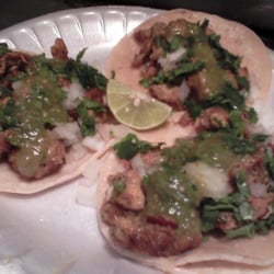 Prospector Friday Nite Taco Cart - Pollo!  They also have carne asada and al pastor.  :-)