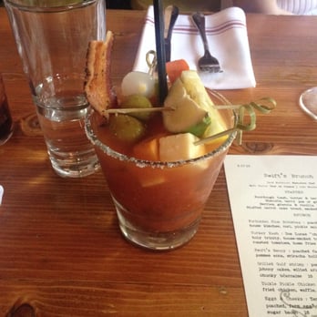 Swift's Attic - Bloody Mary bar!! - New American Near Me - Austin, Texas