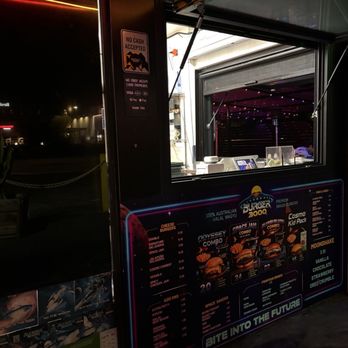 Burger 3000 - Burger 3000 food grade A~ order window and storefront menu - Burgers Near Me - Chatsworth, California