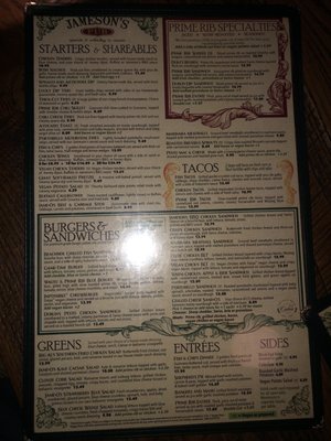 Menu photo 4 Jameson's Pub Santa Monica, CA