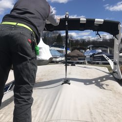 Lake Hopatcong Marine - Always hard at work helping with problems on and off the water! Great staff!