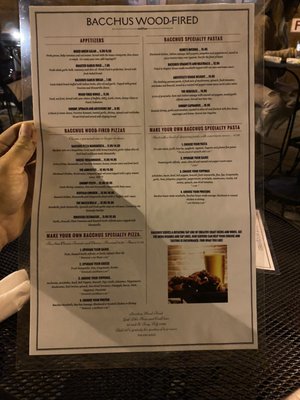 Menu photo 4 Bacchus Troy, NY