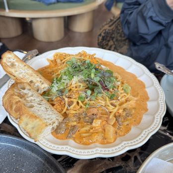 Whisper - Kimchi carbonara - Breakfast & Brunch Near Me - San Mateo, California Whisper - Kimchi carbonara - Breakfast & Brunch Near Me - San Mateo, California