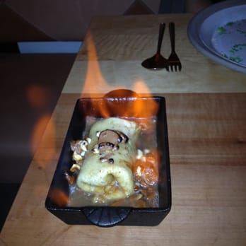 Ekstedt - Flambéed pancake - Swedish Near Me - Stockholm, Alberta