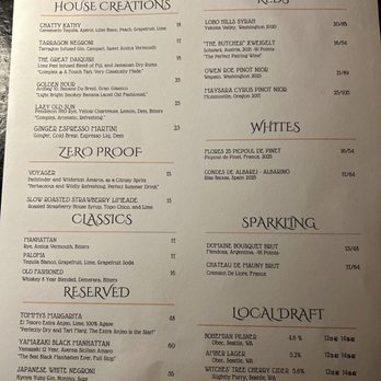 Dead Line - Menu - Cocktail Bars Near Me - Seattle, Washington