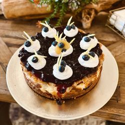 Whisk & Wander  - Blueberry Lemon Cheesecake