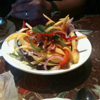 Layang Layang - Mango Squid Salad - Malaysian Near Me - Milpitas, California Layang Layang - Mango Squid Salad - Malaysian Near Me - Milpitas, California