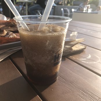 Hazy Barbecue - Rum and coke slushy perfect on a hot day. - Salad Near Me - Danville, California Hazy Barbecue - Rum and coke slushy perfect on a hot day. - Salad Near Me - Danville, California