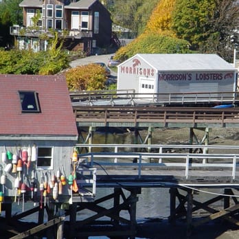 Morrison's Lobsters - From the deck at Morrison's, you can watch the lobster boats come and go. - Seafood Near Me - Kittery, Maine