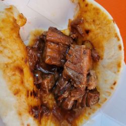 Super Tacos Morales - Brisket taco... meh