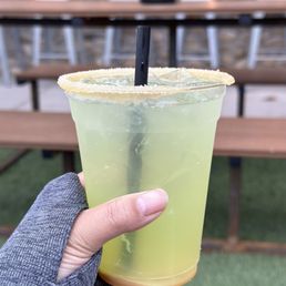 The most delicious sour apple margarita in history.