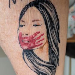 Euro Tattoo - Cleaned tattoo after 3 days with film removed