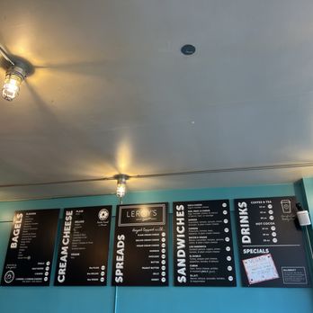 Leroy's Bagels - menus on the wall - Breakfast & Brunch Near Me - Denver, Colorado Leroy's Bagels - menus on the wall - Breakfast & Brunch Near Me - Denver, Colorado