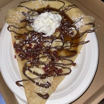 Olla Olla - Maple Sweet Crepe with Whipped Cream and Nutella Filling - Desserts Near Me - Phoenix, Arizona
