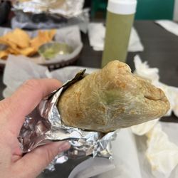 Lopez Taqueria 3 - Super Burrito with carne asada, very large.