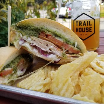 Trail House - Turkey pesto sammy. - Bikes Near Me - Santa Rosa, California