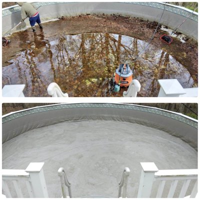 From Mess to No Stress - At Lake Anna Pools we know the beginning of Summer can be a stressful time. Not knowing what you may find when you pull back that cover on your pool from the long winter. Our experts are equipped to handle whatever your pool may throw at you. From a simple PH balance to a complete drain and clean- we have seen it all and can handle anything you need. Give us a call or send us a message through Yelp to get on our schedule immediately.