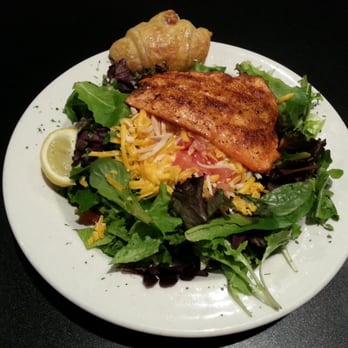 Tucker's Restaurant - $9.50 - Blackened Salmon Salad - 5 Stars - Nearly perfect salad with perfect filet os salmon, just needs so more toppings. - Bars Near Me - Anderson, South Carolina Tucker's Restaurant - $9.50 - Blackened Salmon Salad - 5 Stars - Nearly perfect salad with perfect filet os salmon, just needs so more toppings. - Bars Near Me - Anderson, South Carolina