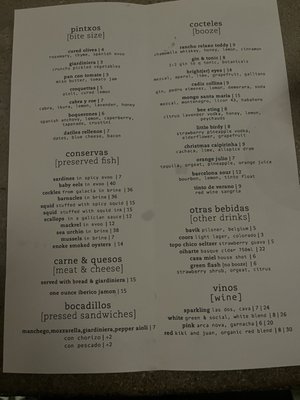 Menu photo 2 Bar Plata Missoula, MT