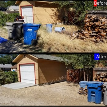 American Lawn Care Pros - before and after photos - Lawn Services Near Me - Eagle, Idaho